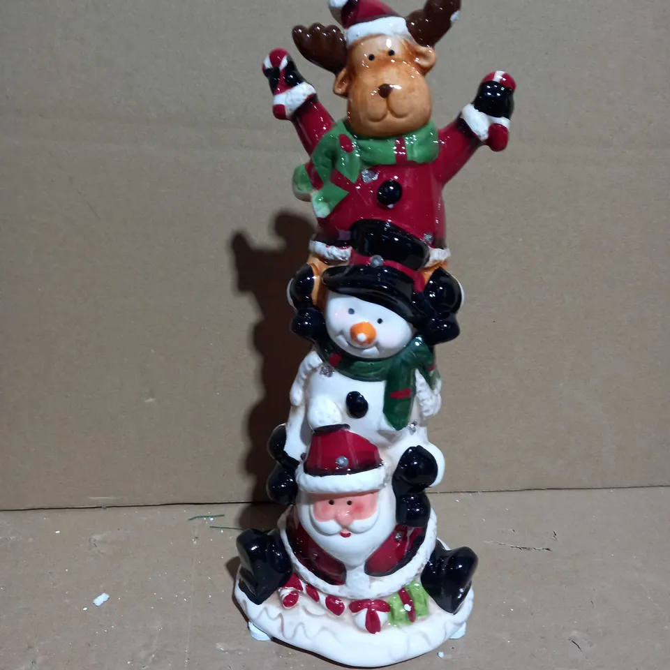 JOLLY SANTA LIGHT UP ORNAMENT RRP £38