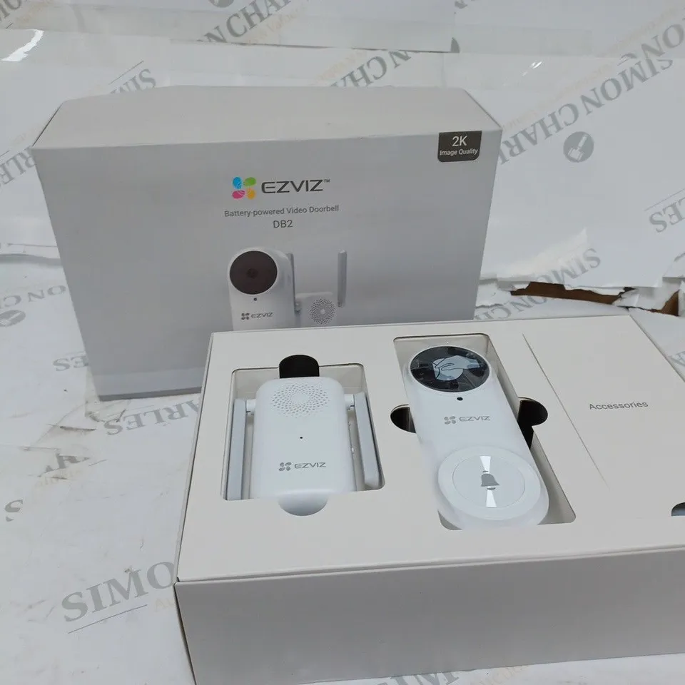 BOXED EZVIZ BATTERY POWERED VIDEO DOORBELL