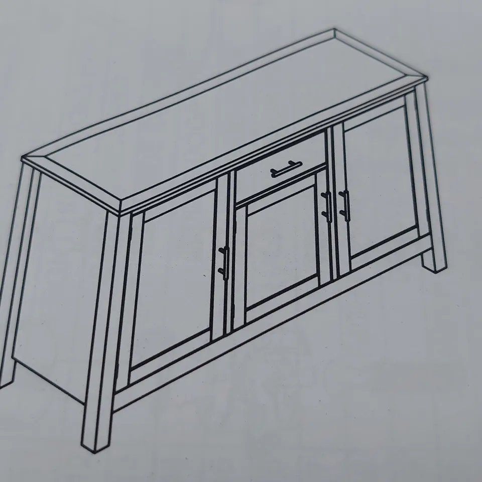 BRAND NEW BOXED OAKRIDGE LARGE SIDEBOARD (2 BOXES)