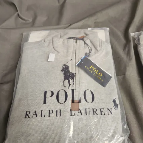 POLO RALPH LAUREN GREY ZIP TOP – BRAND NEW WITH TAGS SIZE XL