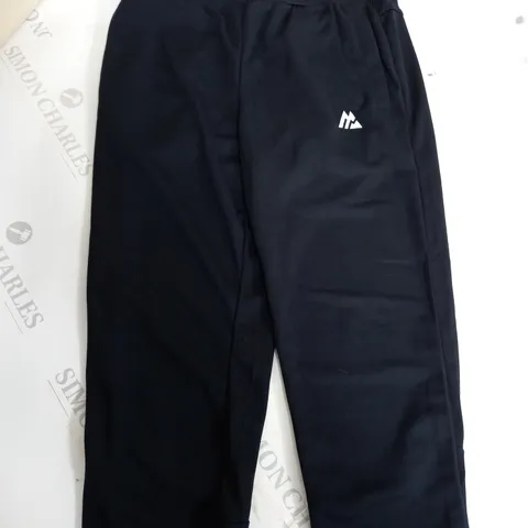 MONTIREX BLACK TRACKSUIT PANTS - XL BOYS