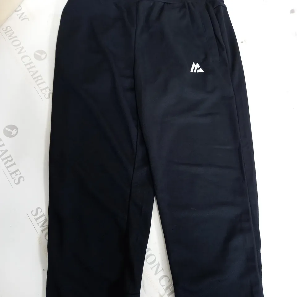 MONTIREX BLACK TRACKSUIT PANTS - XL BOYS