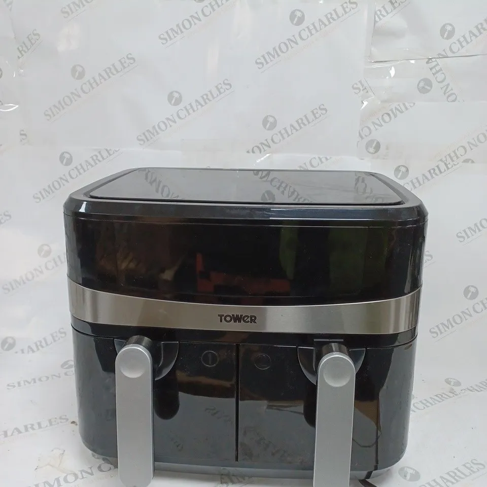 BOXED TOWER DUAL AIR FRYER 