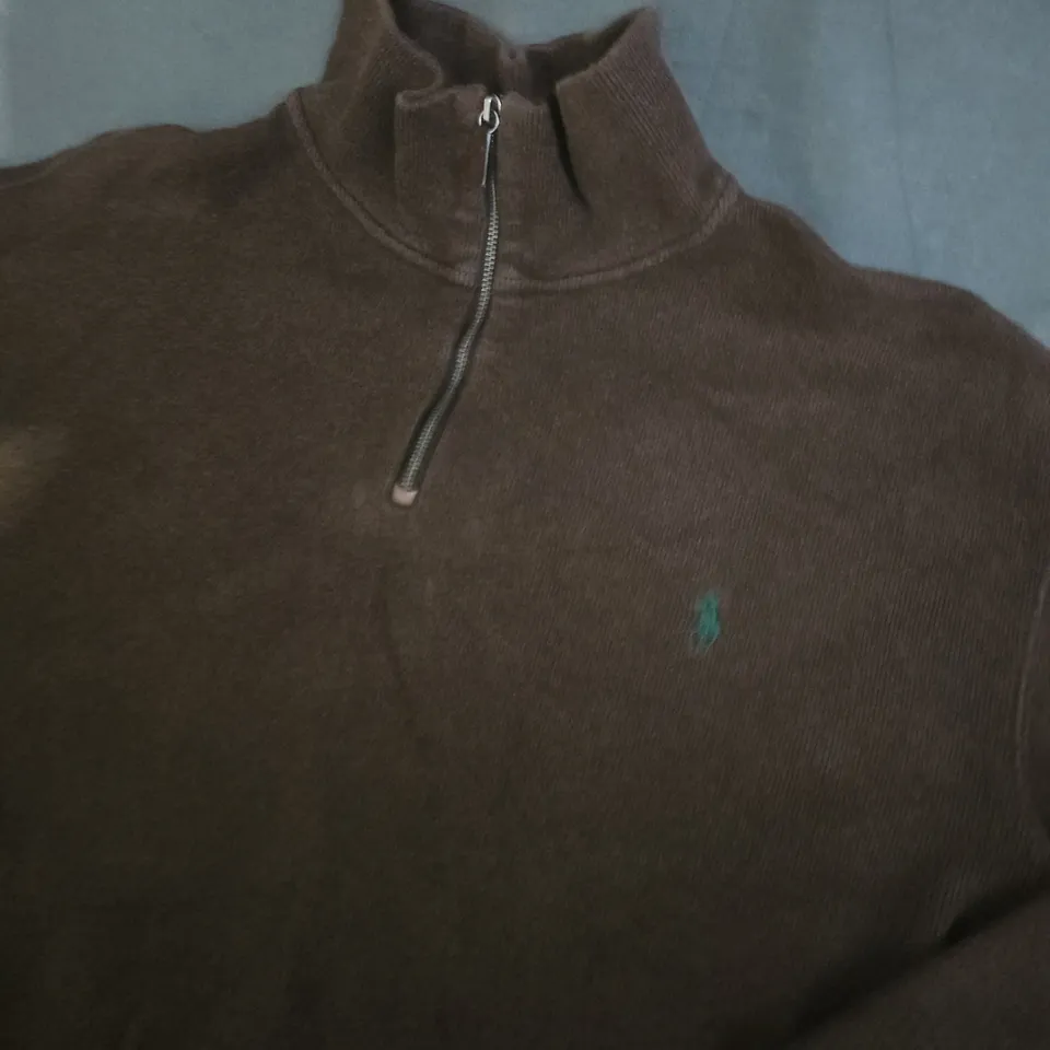 POLO RALPH LAUREN 1/4 ZIP FLEECE - SIZE XXL
