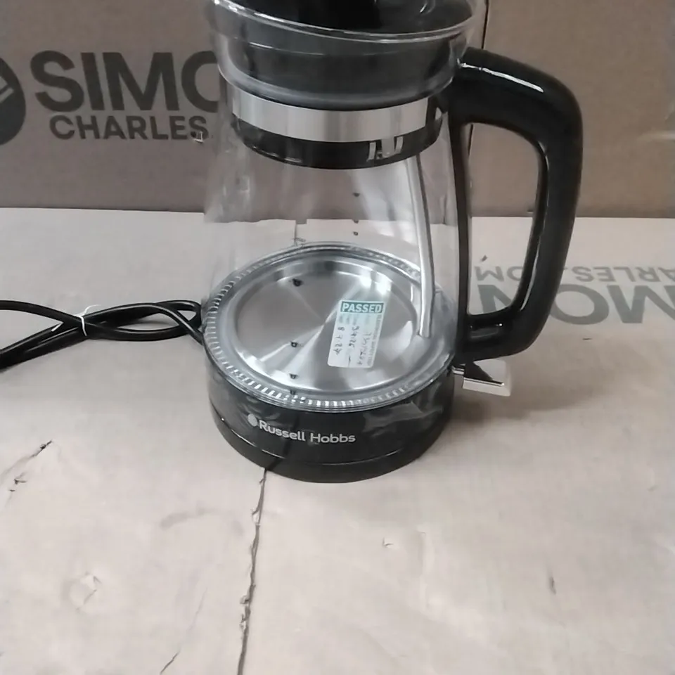 RUSSELL HOBBS 26080 CLASSIC GLASS KETTLE - BLACK