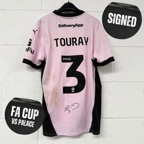 #3 - Ibou Touray - FA Cup Football Shirt 24/25 - Size M - Signed