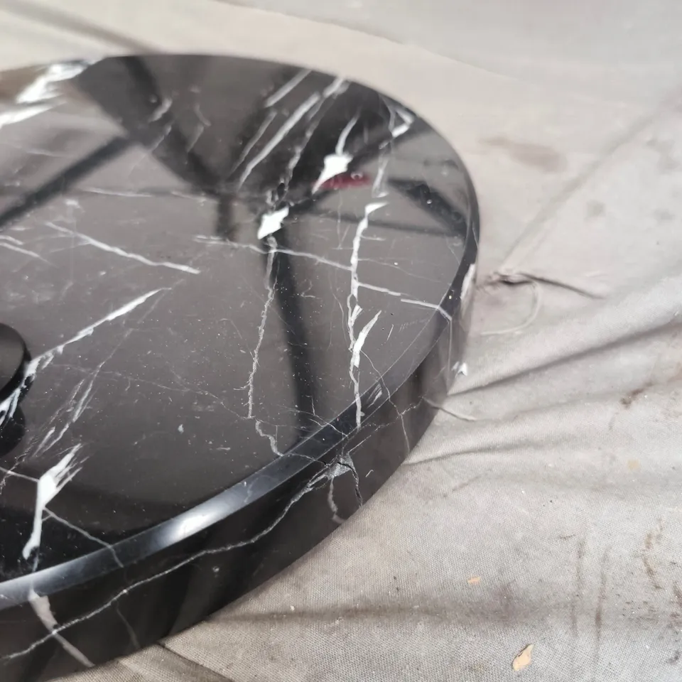 M&S MARBLE BASE BLACK FOR FLOOR LAMP