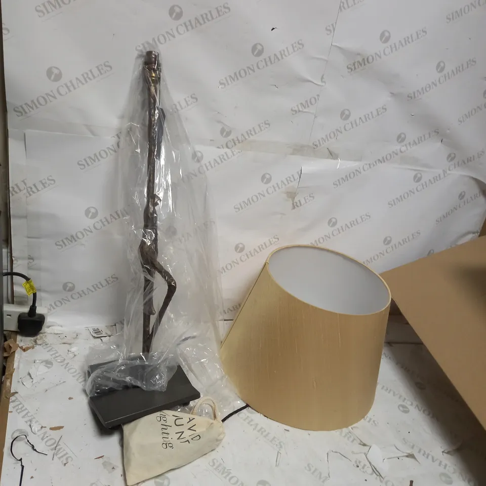 JOHN LEWIS OTTOMAN DAVID HUNT LAMP