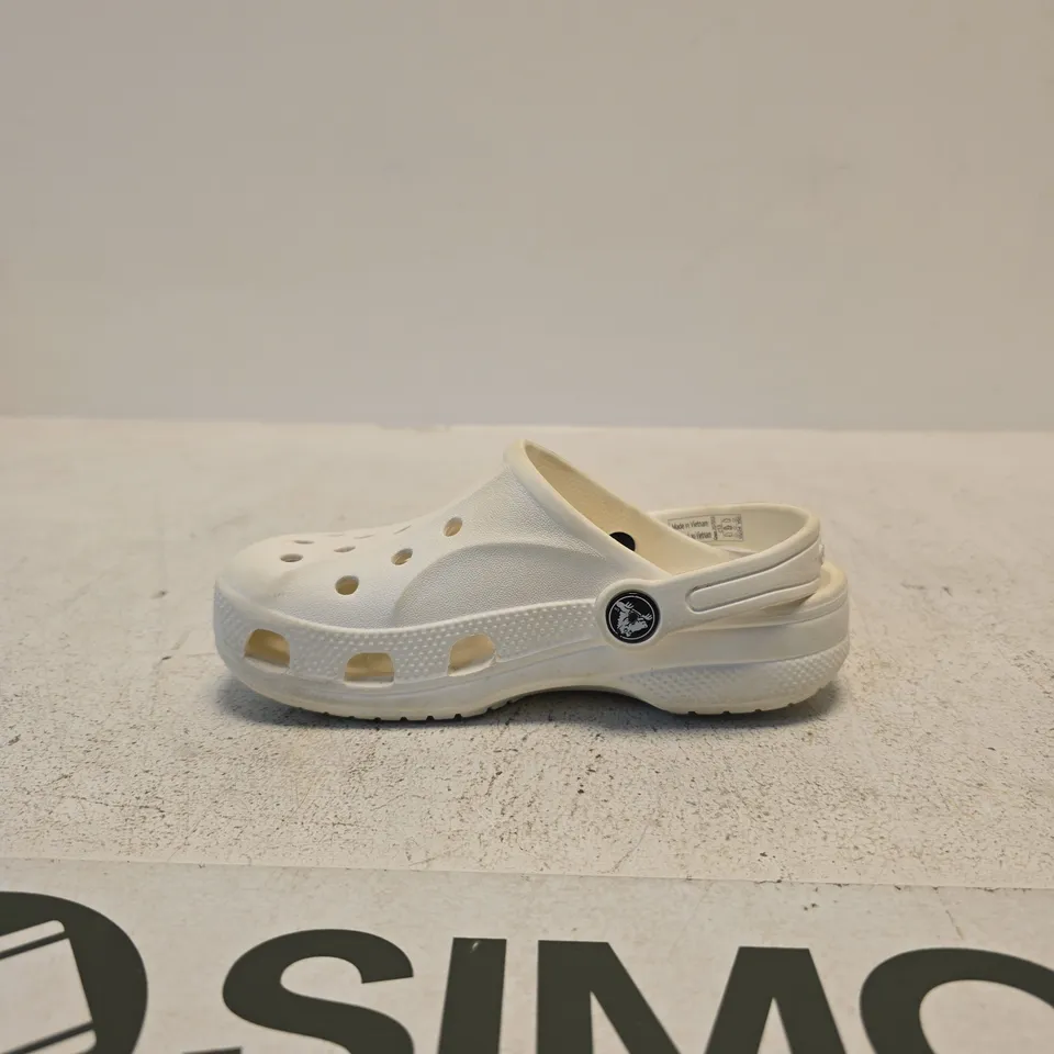 CROCS KIDS' WHITE CLOGS – UK SIZE CHILDREN'S 13
