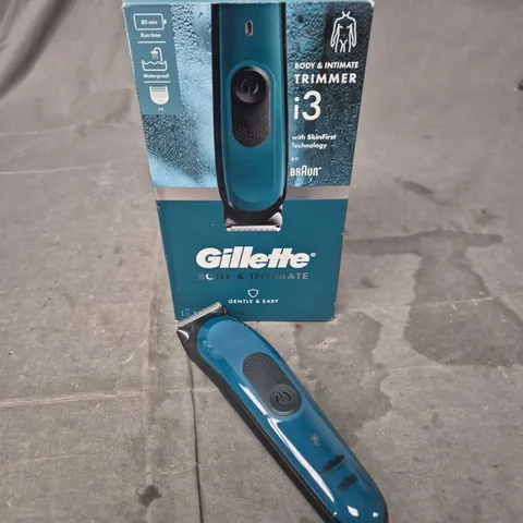 GILLETTE BODY & INTIMATE TRIMMER I3 BY BRAUN – BLUE