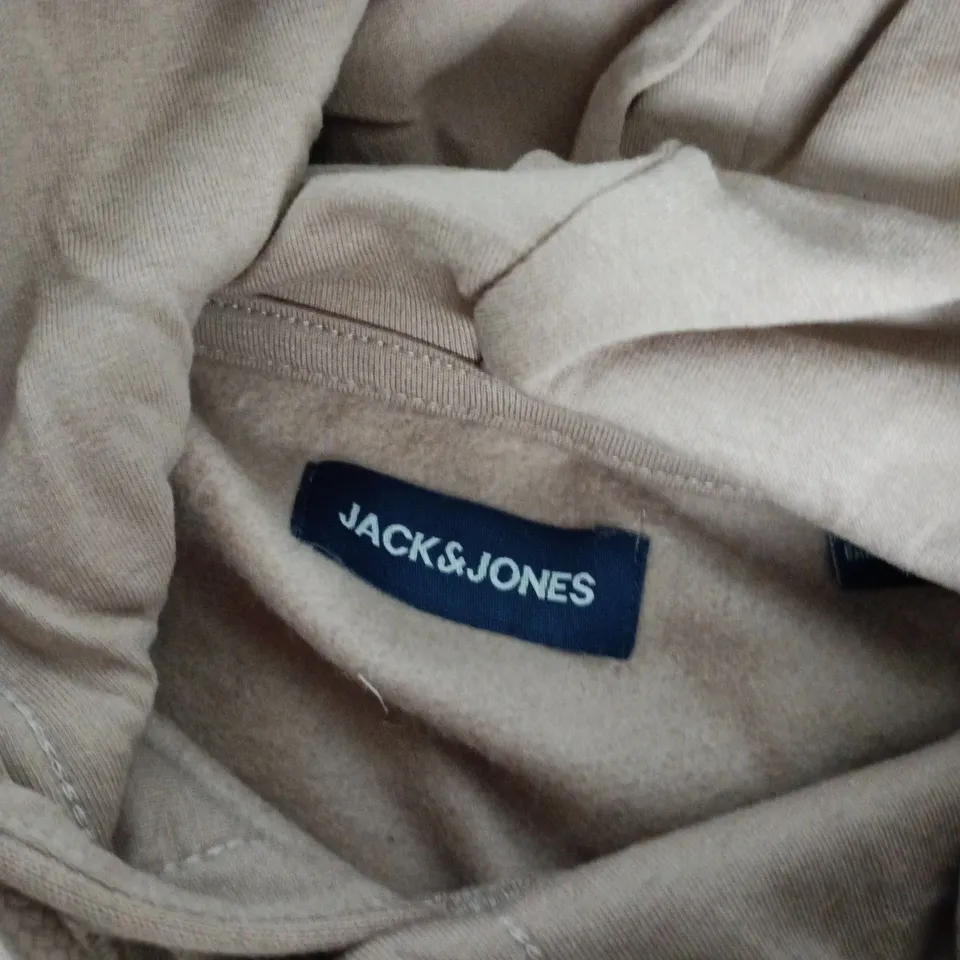 JACK & JONES SWEAT HOODIE IN CARAMEL - XL