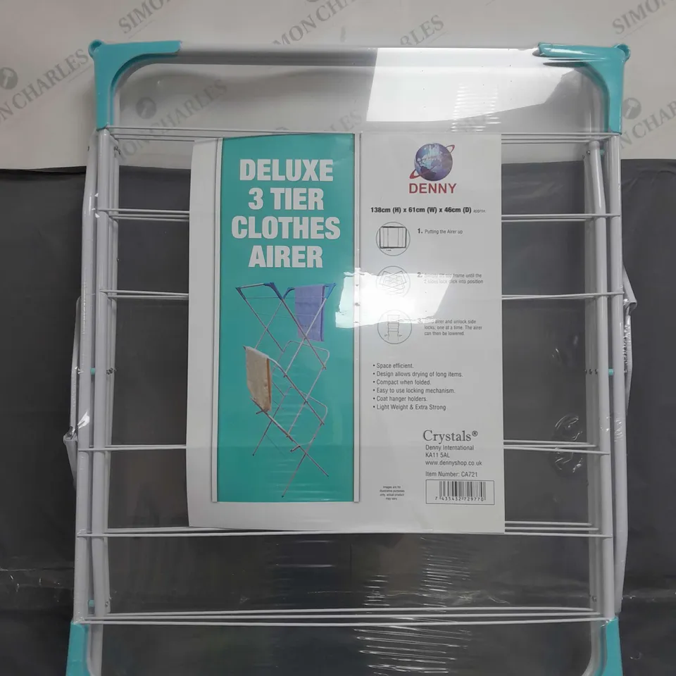 DENNY DELUXE 3 TIER CLOTHES AIRER 