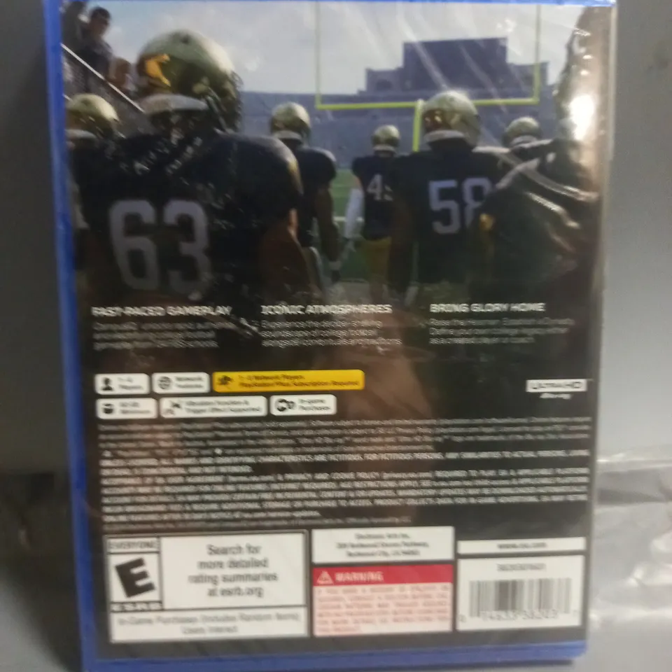 SEALED EA SPORTS COLLEGE FOOTBALL 25 FOR PS5