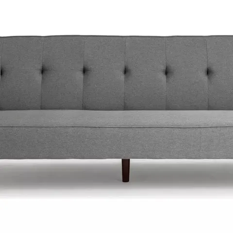 BOXED 2 SEATER CLICK CLAC SOFA BED -GREY-