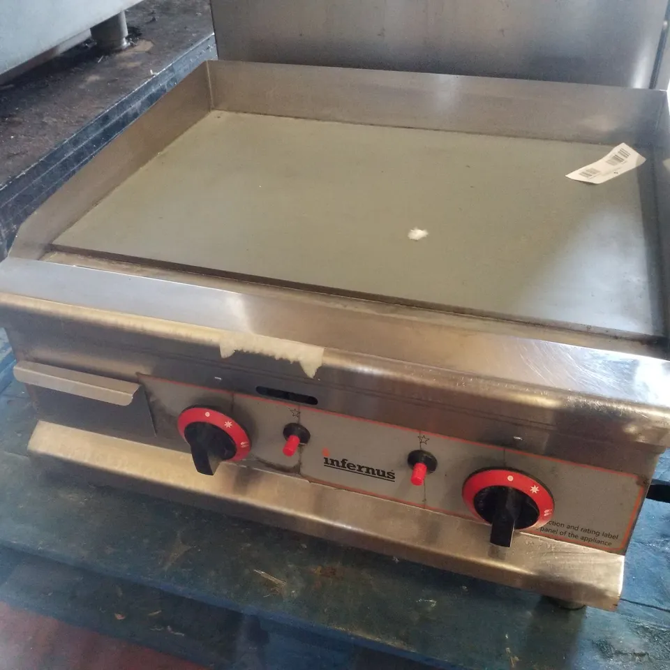 INFERNUS GAS GRIDDLE STEEL PLATE – 60CM/28″