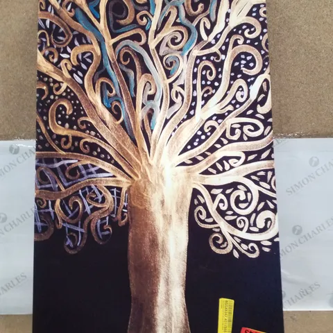 THE GOLDEN TREE OF LIFE BY GUSTAV KLIMT - WRAPPED CANVAS PRINT