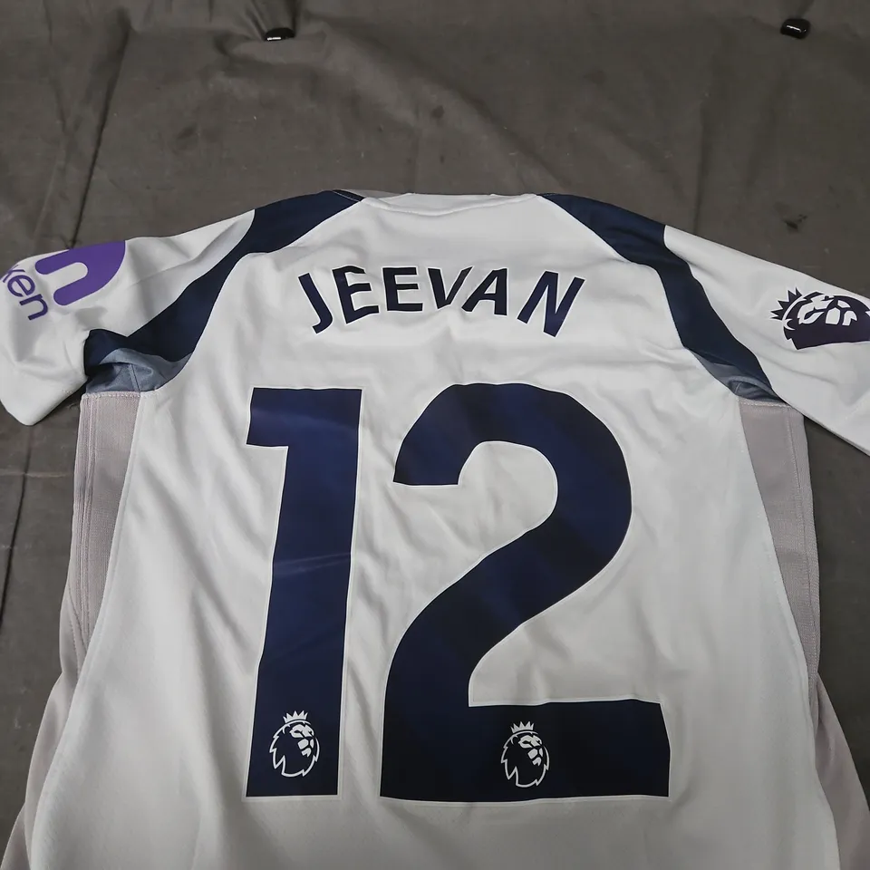 TOTTENHAM HOTSPUR PERSONALISED KIDS HOME SHIRT - JEEVAN 12 