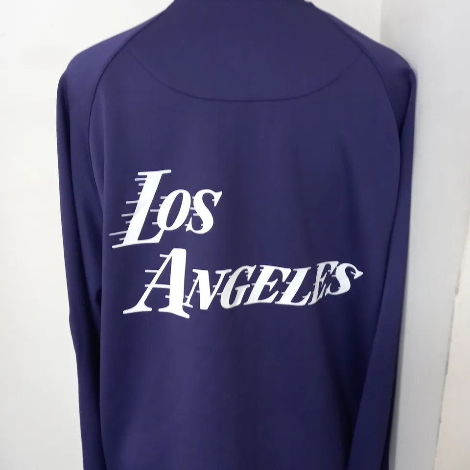 LOS ANGELES LAKERS NIKE ZIPPED JACKET SIZE L