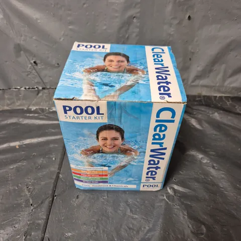 BOXED CLEAR WATER POOL STARTER KIT - COLLECTION ONLY