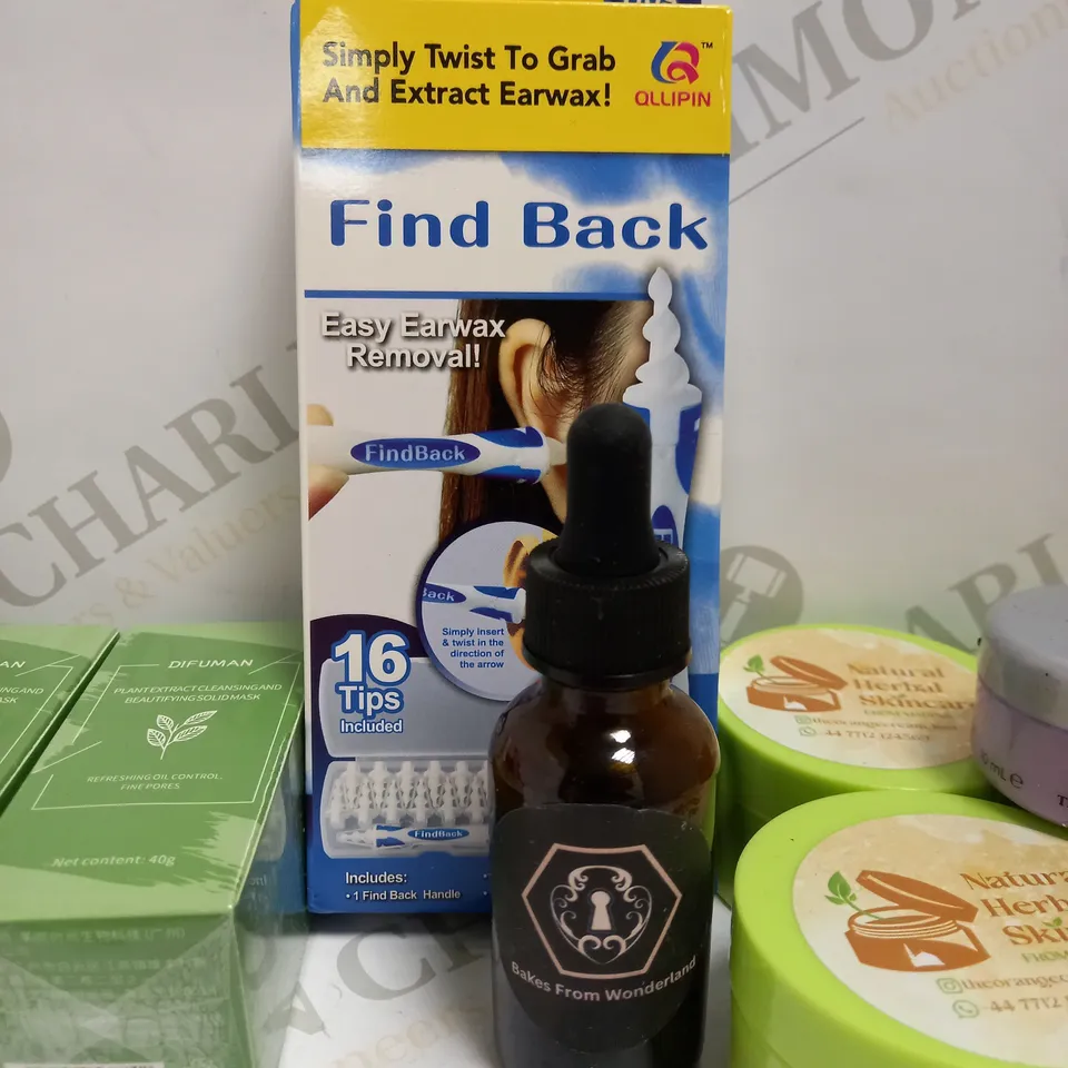 LOT OF APPROX 10 TO INCLUDE NIACINAMIDE SERUM , SHINE SERUM , ETC