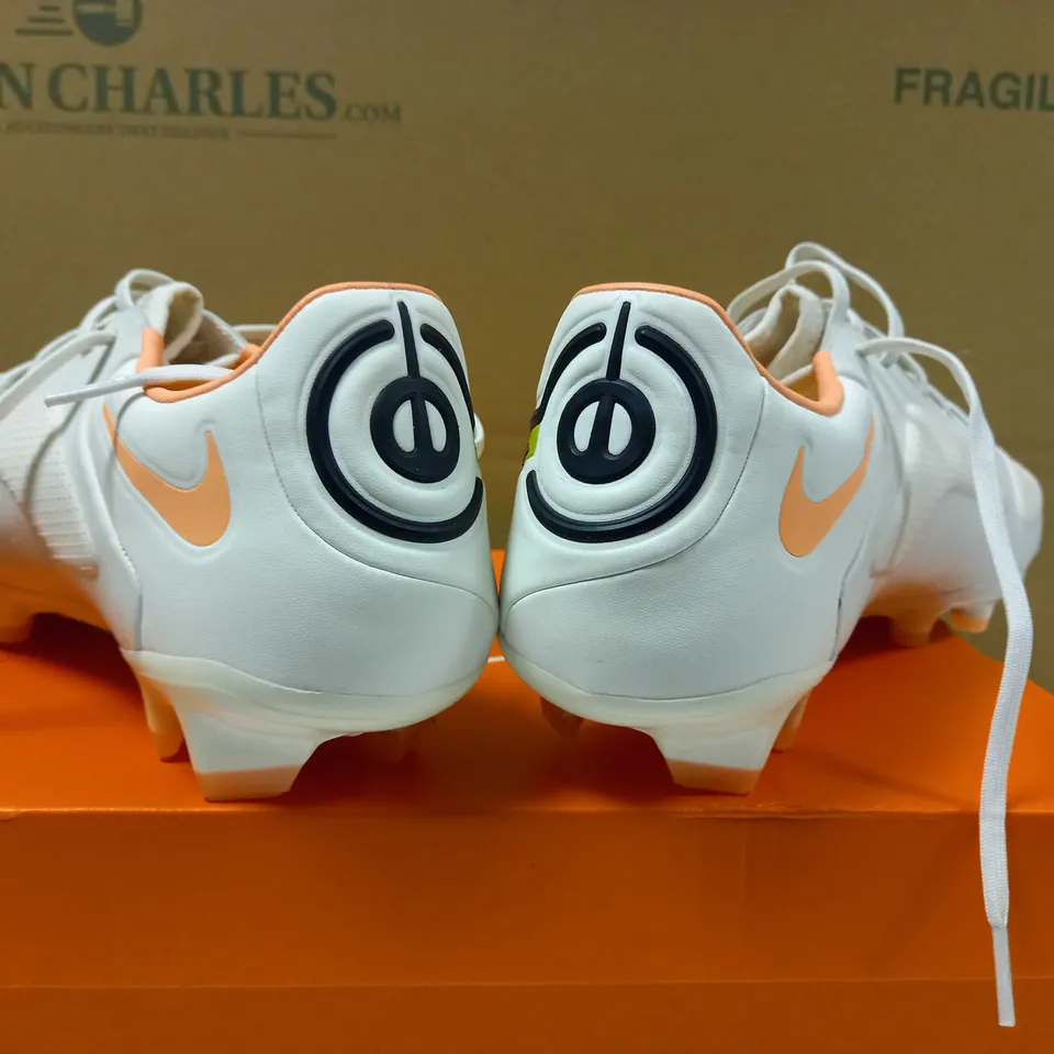 BOXED PAIR OF TIEMPO LEGEND ACADEMY FG FOOTBALL BOOTS - SIZE 11.5