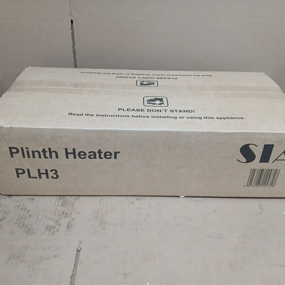 SIA PLINTH HEATER PLH3 – BOXED