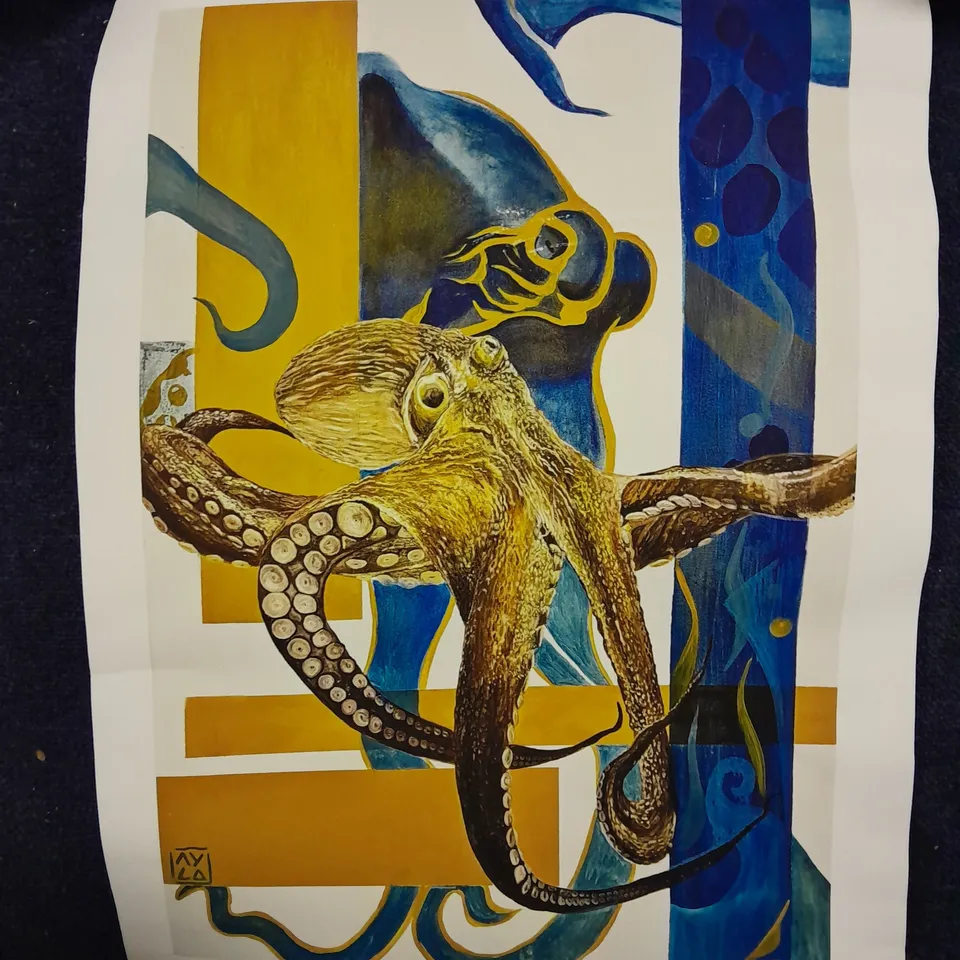 AYLO OCTOPUS GICLEE ART PRINT BY AYLO OF NOMAD CLAN