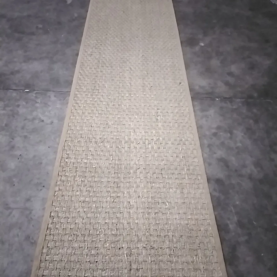 DELAPENA NATURAL/BEIGE RUG APPROXIMATELY 360X77CM