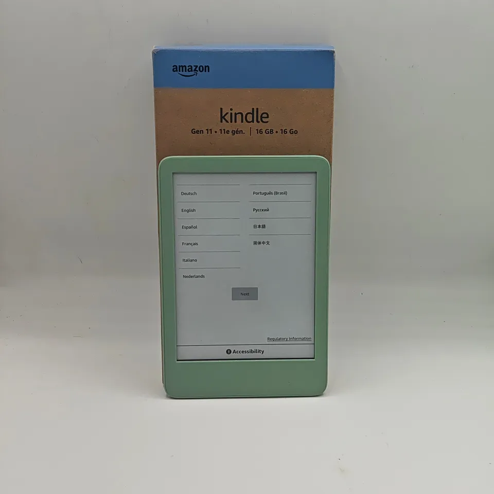 BOXED AMAZON KINDLE GEN 11 16GB IN MATCHA GREEN
