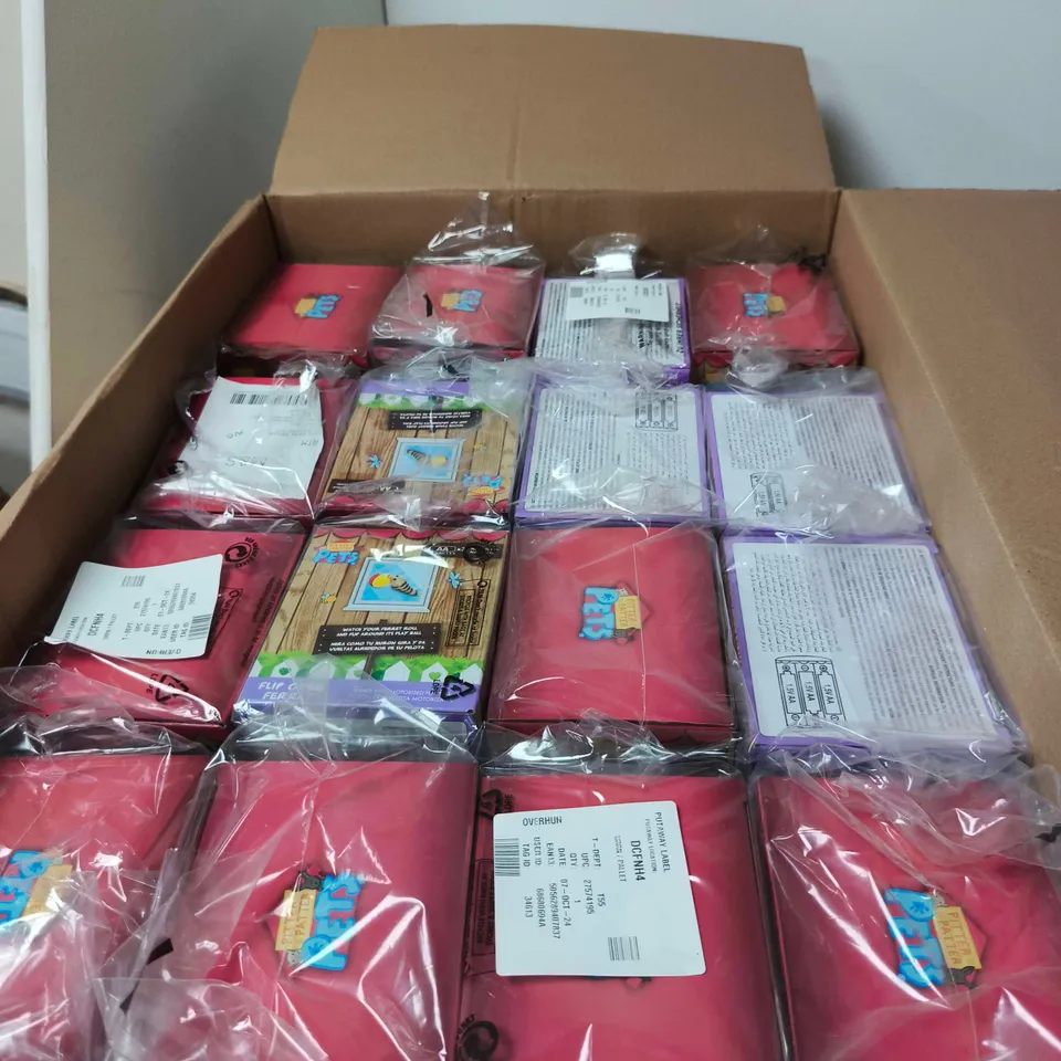 BOX OF APPROXIMATELY 30 X PITTER PATTER PETS