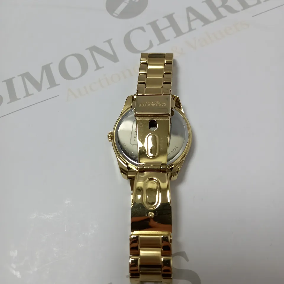 COACH PRESTON STAINLESS STEEL WITH RAINBOW