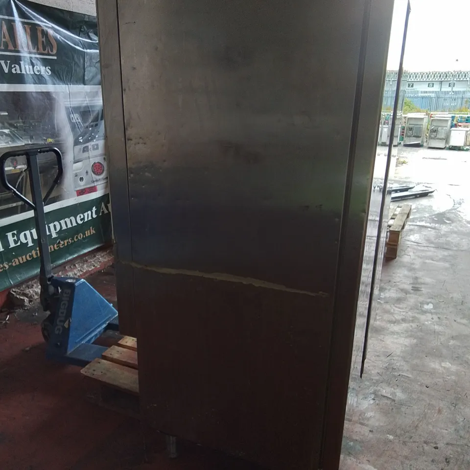 POLARIS COMMERCIAL SPA-TN-140 STAINLESS DOUBLE DOOR REFRIGERATED FOOD STORAGE UNIT