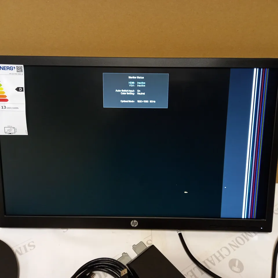 HP V22E 21.5 INCH FULL HD MONITOR