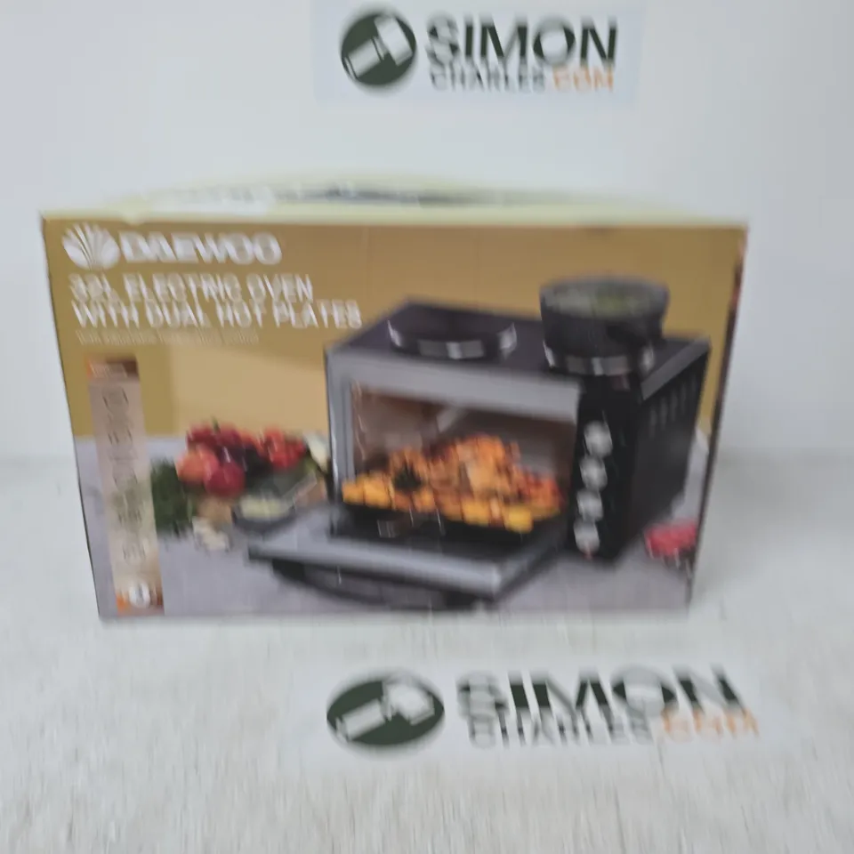 DAEWOO 20L COUNTERTOP ELECTRIC OVEN WITH TURNTABLE