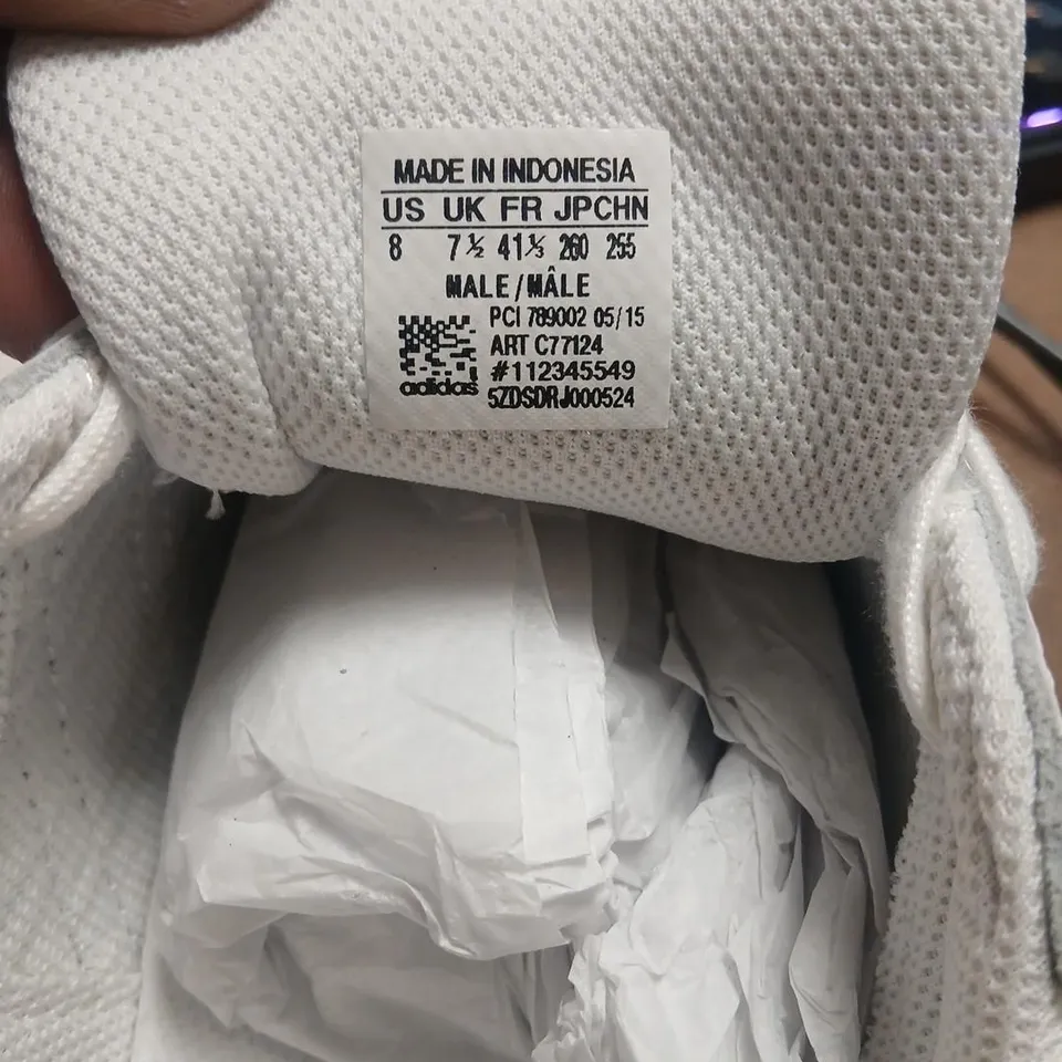 ADIDAS SUPERSTAR SHOES – WHITE, UK 7.5 (US 8) – MEN’S