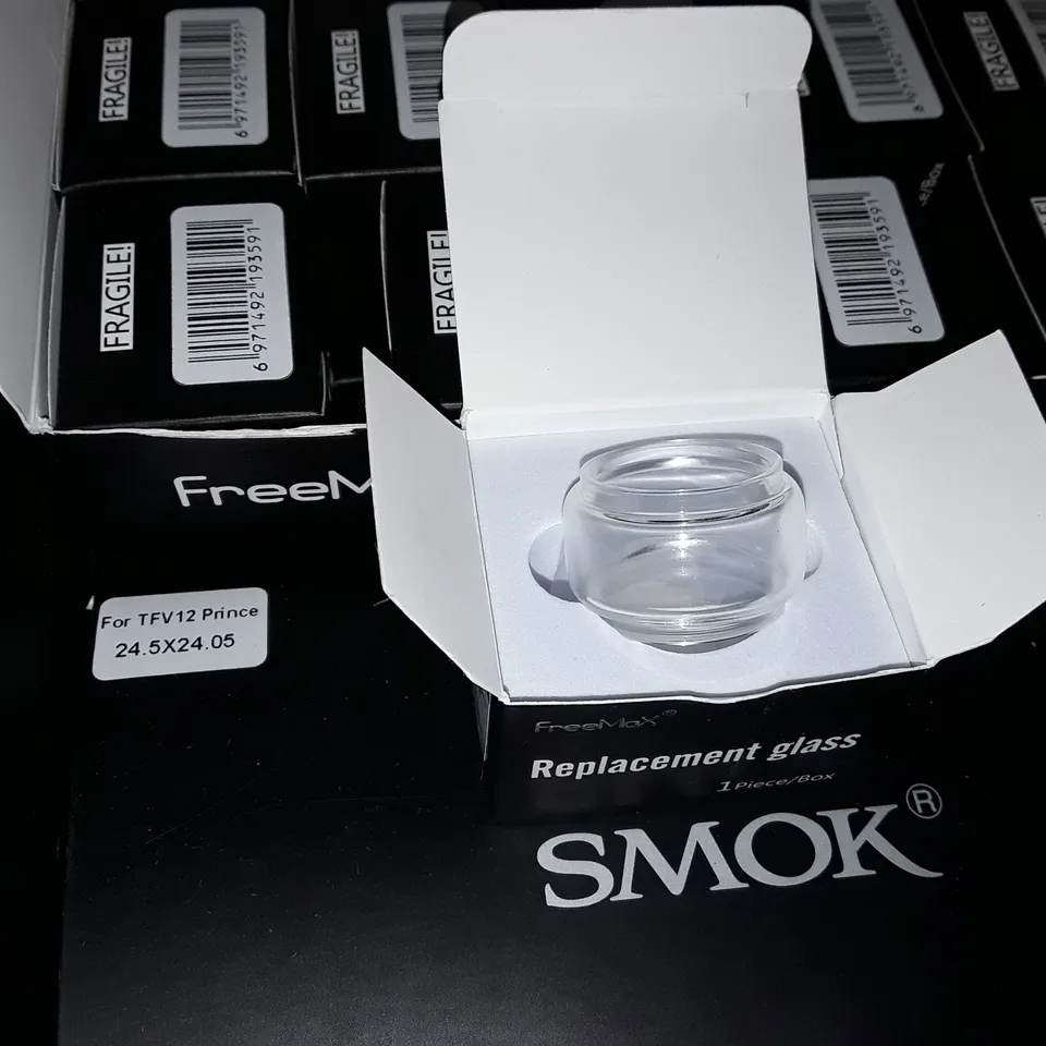 4 BOXES OF E-CIG REPLACEMENT GLASS - 30 PER BOX