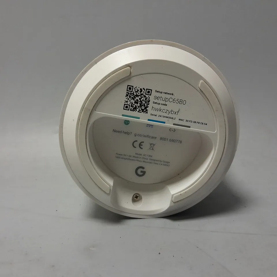 GOOGLE WIFI WHOLE HOME SYSTEM IN WHITE