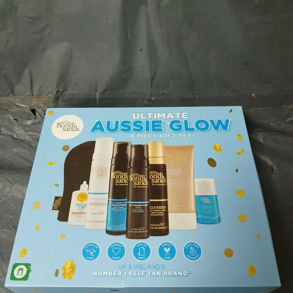 SEALED BONDI SANDS ULTIMATE AUSSIE GLOW 8 PIECE GIFT SET