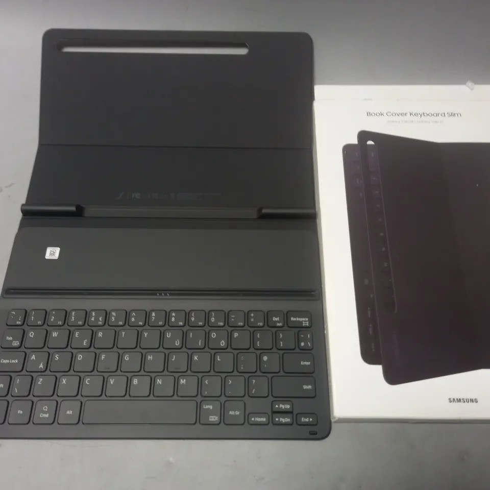 BOXED SAMSUNG BOOK COVER KEYBOARD SLIM FOR GALAXY TAB S7/8