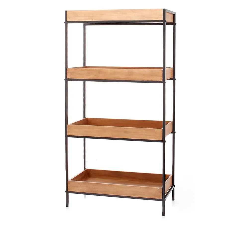 MY HOME STORIES 4 TIER SHELVING UNIT [COLLECTION ONLY]