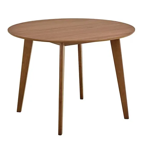 BOXED ROXBY ROUND DINING TABLE IN WALNUT 120x76cm (1 BOX)