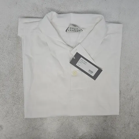 MARGARET HOWELL COTTON JERSEY IN WHITE SIZE MEDIUM