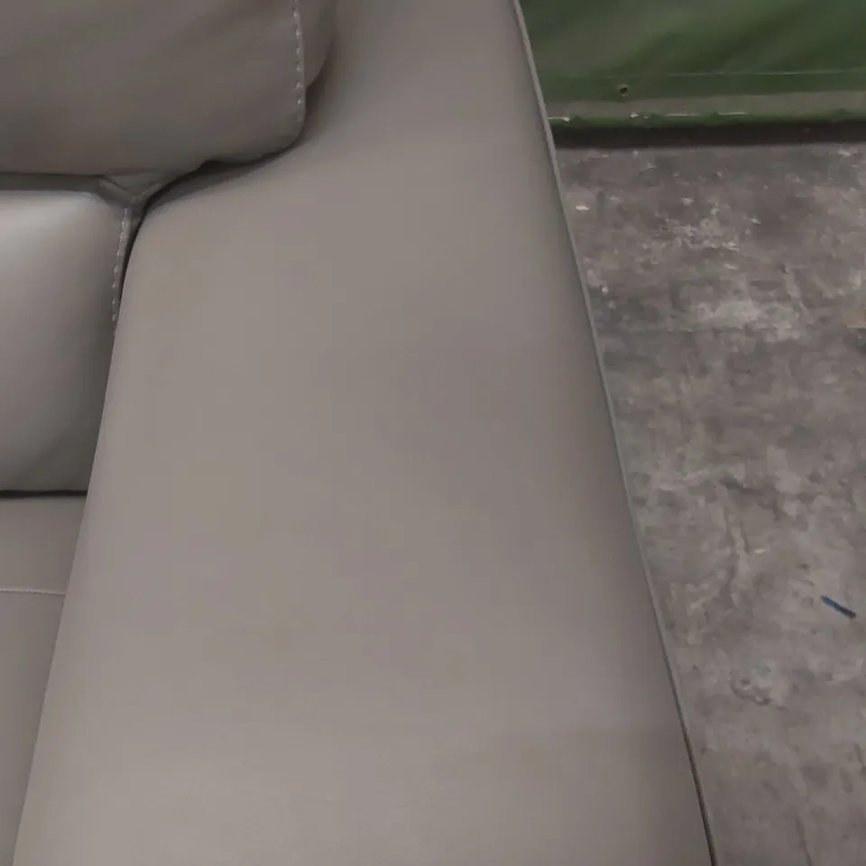 QUALITY DESIGNER ITALIAN MADE MARCOS 3 SEATER SOFA - GREY