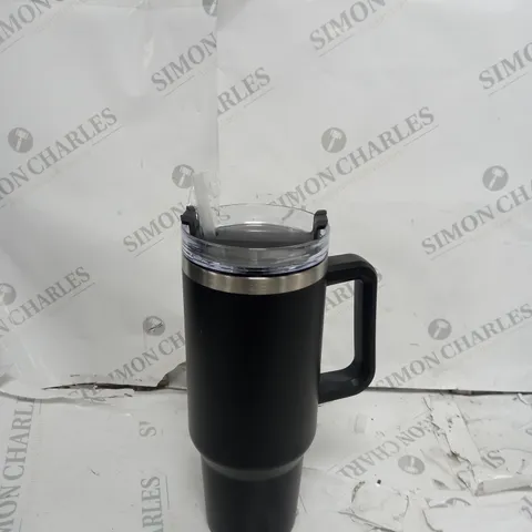 UNBOXED STAINLESS STEAL CUP WITH STRAW