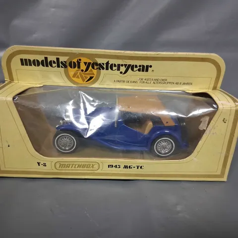 BOXED MODELS OF YESTERYEAR MATCHBOX 1945 MG-TC