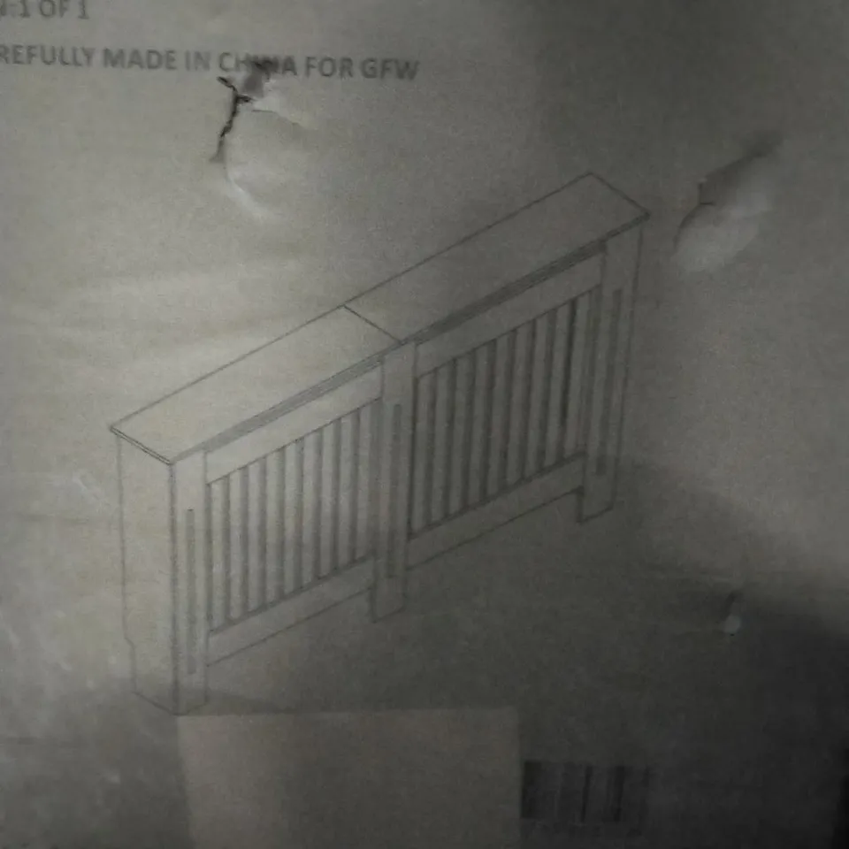 BOXED GARVEE LONGSLOW RADIATOR COVER EXTRA LARGE - WHITE