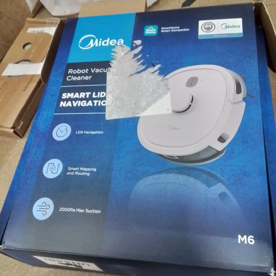 BOXED MIDEA ROBOT VACUUM CLEANER 
