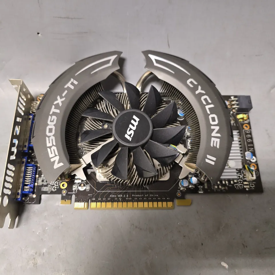 MSI N550GTX TI CYCLONE II 1GD5/0C