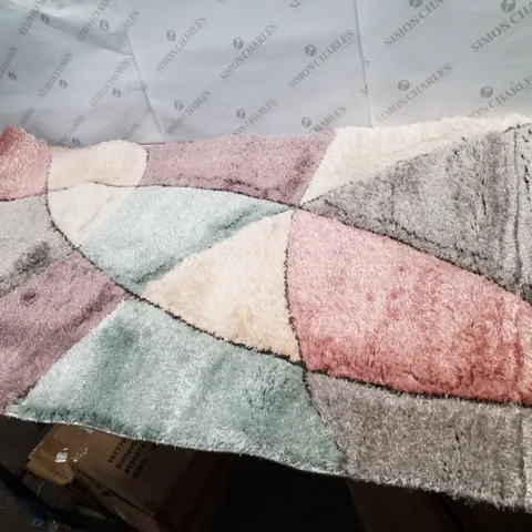 BRAND NEW PACO HOME BLANCA 362 AREA RUG IN MULTICOLOURED - 80X150CM