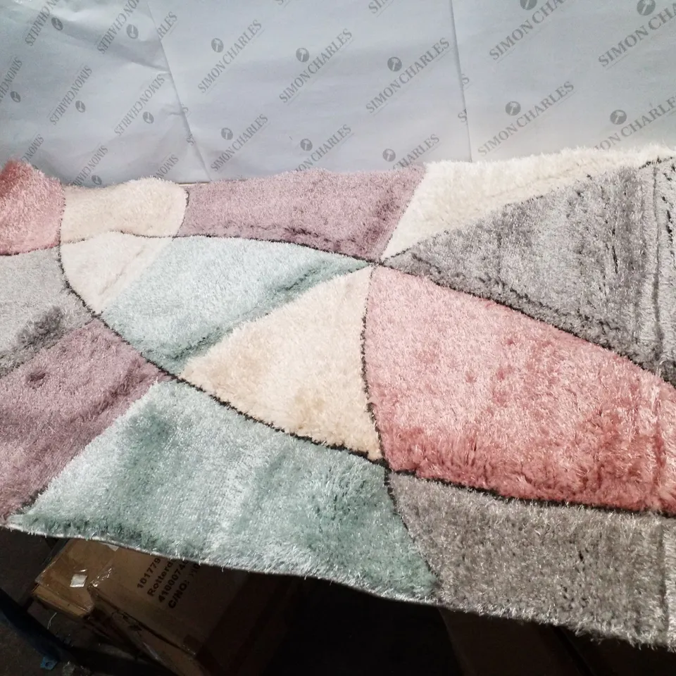 BRAND NEW PACO HOME BLANCA 362 AREA RUG IN MULTICOLOURED - 80X150CM